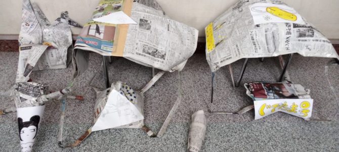 校内エッグドロップコンテスト（２・３年）